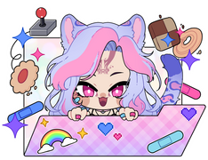 Rin in a folder by Meromune